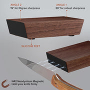 Rolling Knife Sharpener Kit For Straight Edge Roller Knife Sharpening Gift setAU V201-FDZ1520BL8AU