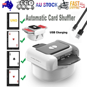 2 Deck Automatic Card Shuffler Board Game Poker Playing Cards Shuffling Machine V201-FDZ1530WH8AU