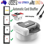 2 Deck Automatic Card Shuffler Board Game Poker Playing Cards Shuffling Machine V201-FDZ1530WH8AU