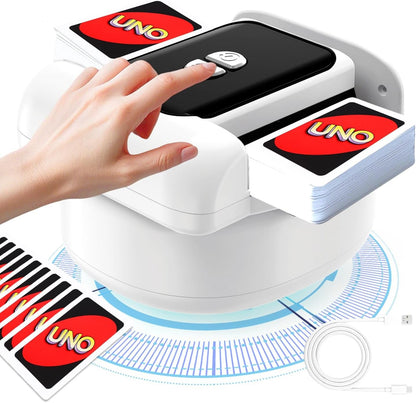 2 Deck Automatic Card Shuffler Board Game Poker Playing Cards Shuffling Machine V201-FDZ1530WH8AU