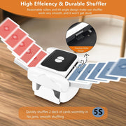 2 Deck Automatic Card Shuffler Board Game Poker Playing Cards Shuffling Machine V201-FDZ1530WH8AU