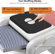 2 Deck Automatic Card Shuffler Board Game Poker Playing Cards Shuffling Machine V201-FDZ1530WH8AU