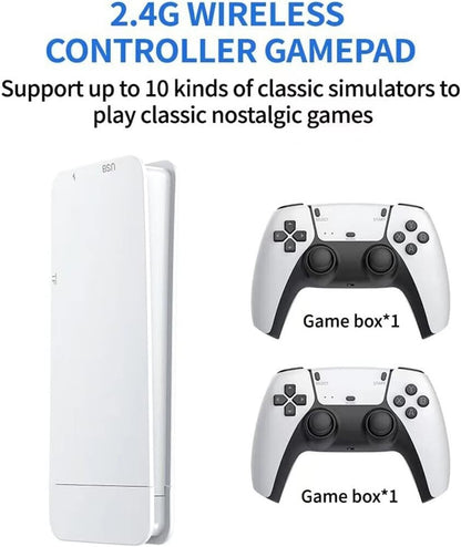 M15 40000+4K HDMI TV Video Game Stick Retro Gaming Console 2 Wireless Controller V201-FDZ1612WH8AU
