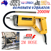 2000W Handheld Electric Concrete Vibrator 3600VPM 35mm Needle 2m Hose Cement V201-FDZ2000YL9AU