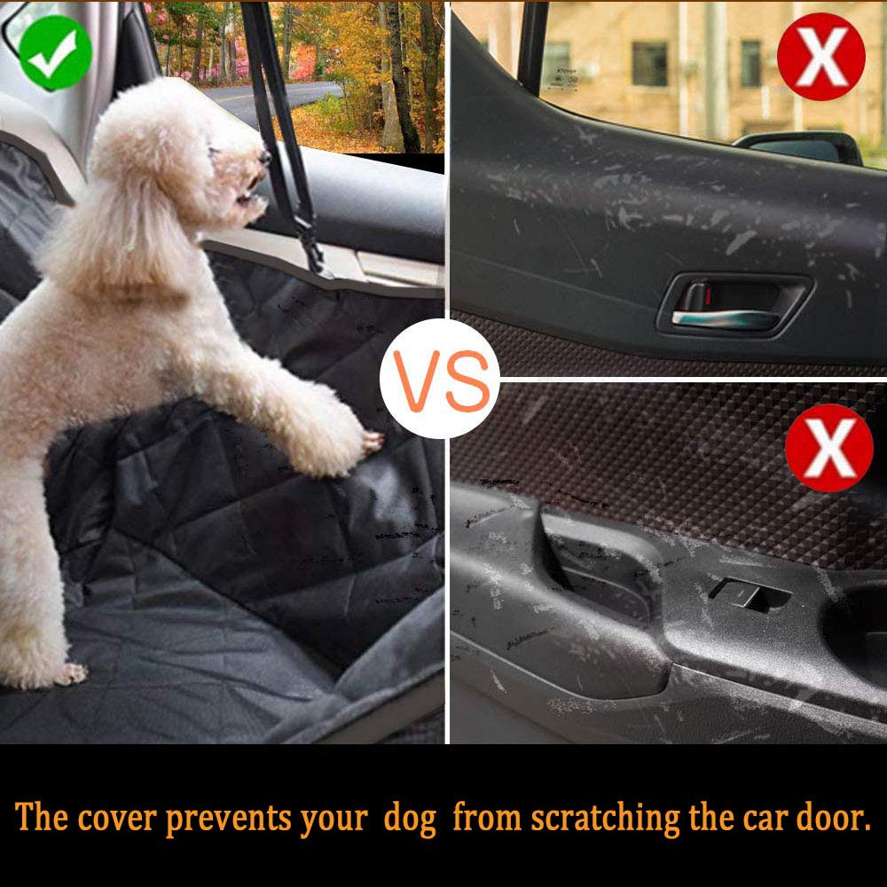 Premium Waterproof Pet Cat Dog Back Car Seat Cover Hammock Nonslip Protector Mat V201-FDZ2350BL8AU