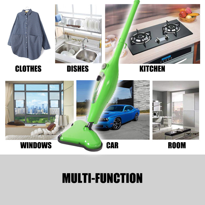 12 in 1 Multi Foldable Steam Mop Handheld Floor Steamer Carpet Cleaning Cleaner V201-FDZ4214GR8AU