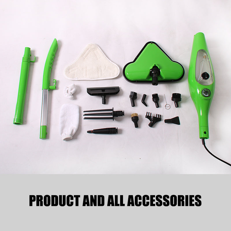 12 in 1 Multi Foldable Steam Mop Handheld Floor Steamer Carpet Cleaning Cleaner V201-FDZ4214GR8AU
