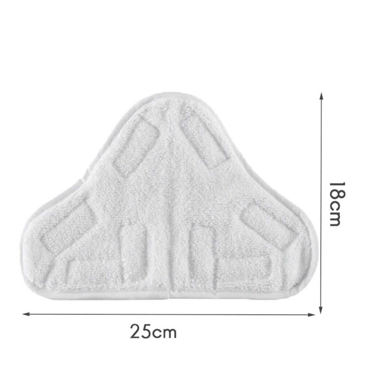 5PCS Stick On White Washable Cleaning Pads Microfiber For X5 Steam Mop H20 H2O V201-FDZ4214WH5AU