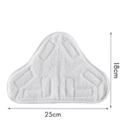 5PCS Stick On White Washable Cleaning Pads Microfiber For X5 Steam Mop H20 H2O V201-FDZ4214WH5AU