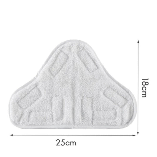 5PCS Stick On White Washable Cleaning Pads Microfiber For X5 Steam Mop H20 H2O V201-FDZ4214WH5AU