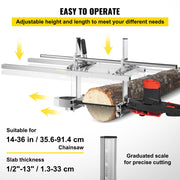 Chainsaw Mill For Saws 14"-36" Bar Furniture Making Wood Cutting Aluminum Steel V201-FDZ8836SI8AU