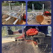 Chainsaw Mill For Saws 14"-36" Bar Furniture Making Wood Cutting Aluminum Steel V201-FDZ8836SI8AU