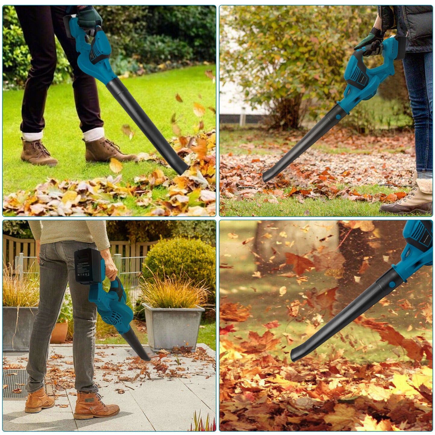 Cordless Leaf Blower Dust Tools Garden Lightweight for Makita 18V Battery AU V201-FUN0036BU8AU