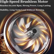 Cordless Blower Portable Handheld Electric Brushless Turbo Jet Fan w/2 Batteries V201-FUN0048BL8AU