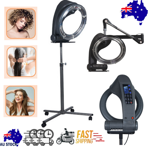 New Standing Hair Dryer Accelerator Colour 360 Rotating Halo Rolling Salon Equipment V201-FUN1100WH8AU