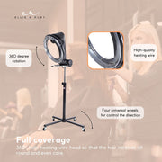 New Standing Hair Dryer Accelerator Colour 360 Rotating Halo Rolling Salon Equipment V201-FUN1100WH8AU