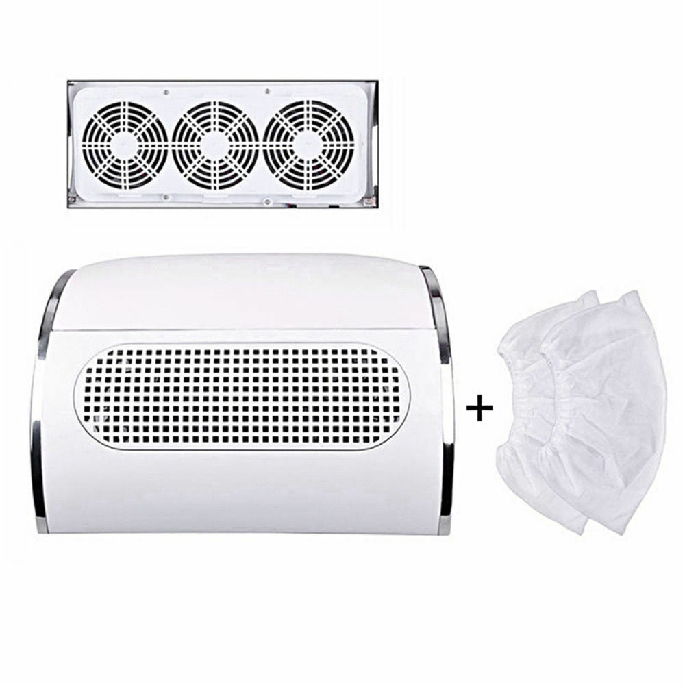 Nail Dust Collector Remover Fan Vacuum Cleaner 3 Fan Suction Manicure Machine V201-GAA1003WH8AU
