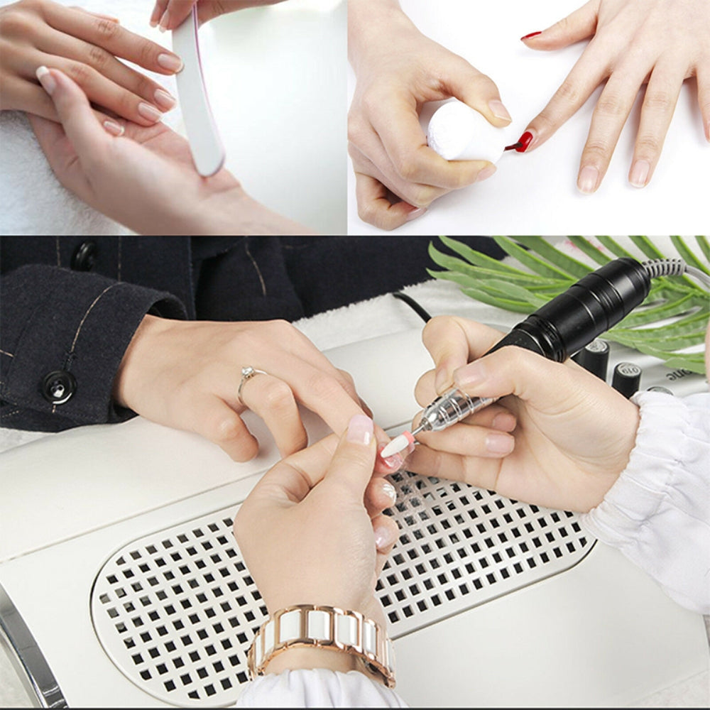 Nail Dust Collector Remover Fan Vacuum Cleaner 3 Fan Suction Manicure Machine V201-GAA1003WH8AU