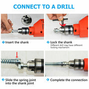 Plumber Drain Snake Pipe Metal Cleaner Pipeline Sewer 12M + 6 Drill Bit Tool DIY V201-GAA1206BL8AU