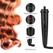 5 in 1 Hair Curler Wand Set Ceramic Styling Curling Iron Roller Barrel LED+Glove V201-GAA1902BL8AU