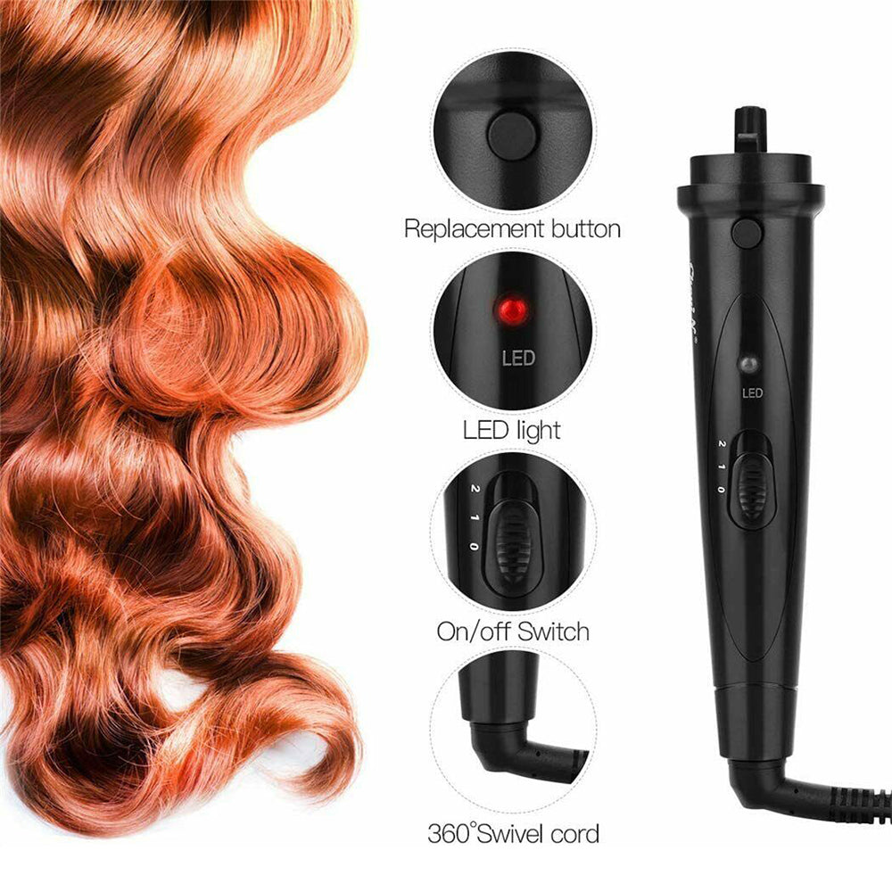 5 in 1 Hair Curler Wand Set Ceramic Styling Curling Iron Roller Barrel LED+Glove V201-GAA1902BL8AU
