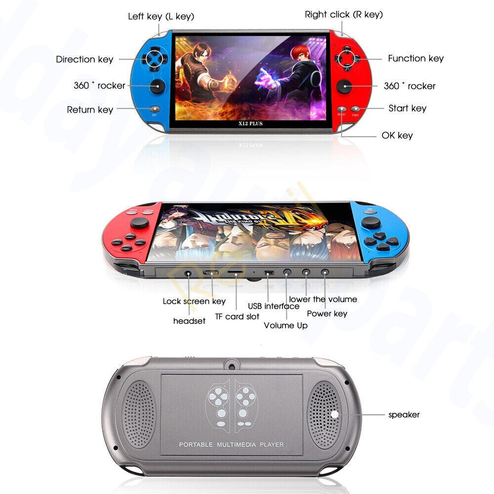 Built In 20000 Games HD Screen Handheld Game Classic Game Retro Console New V201-GAME0008BL8AU
