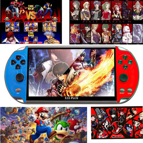 20000+ Retro Games 7 inch Handheld Game Consoles Portable Games Console X12 Plus V201-GAME0016BL8AU