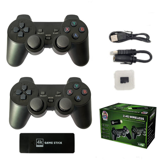 64G 15000+ Retro Classic Video Game Console Stick+2 Wireless Controller HDMI TV V201-GAME0064BL8AU