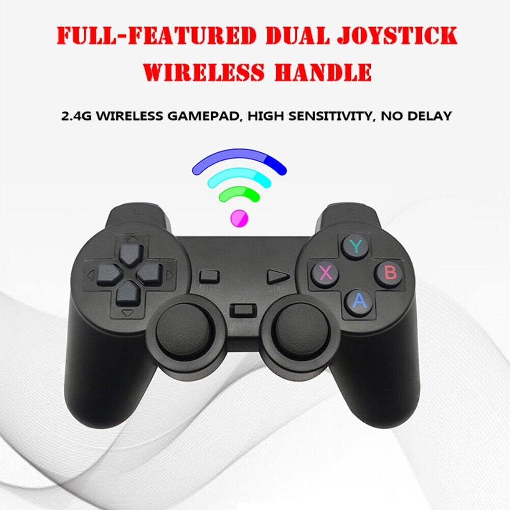 64G 15000+ Retro Classic Video Game Console Stick+2 Wireless Controller HDMI TV V201-GAME0064BL8AU