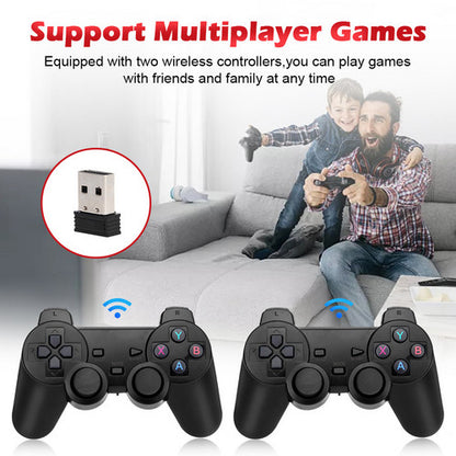 40000+ HD HDMI Pre-Loaded Retro Video Game Stick Console +2 Wireless Controller V201-GAME0128BL8AU