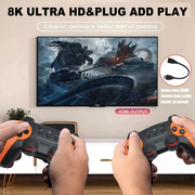 55000+ 4K HDMI Pre-Loaded Retro Game Stick Console 2X Wireless Controller Video V201-GAME0256ANDTF