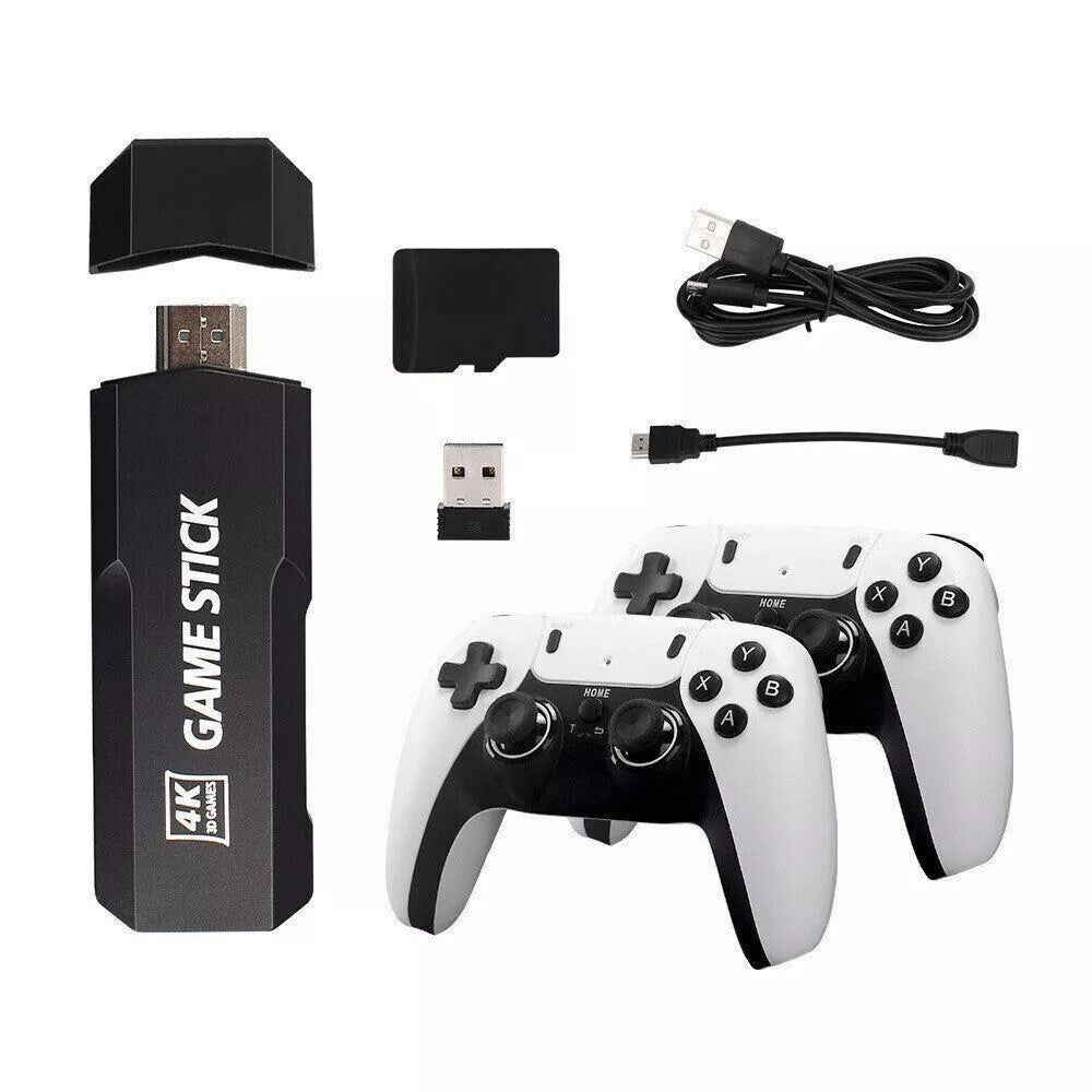 60000+ TV Video Game Stick Retro Gaming Console w/ 2 Wireless Controller 4K HDMI V201-GAME0256WH8AU