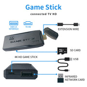 64G 4K 10000+ Retro Games Stick TV Video Game Console HDMI 2 Wireless Controller V201-GAME1064BL8AU