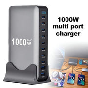 1000W GaN Fast Charging Station 10Ports USB&Type-C for iPhone, Laptops, MacBook V201-GAN1000BL8AU