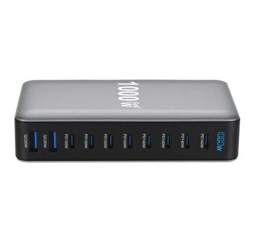 1000W GaN Fast Charging Station 10Ports USB&Type-C for iPhone, Laptops, MacBook V201-GAN1000BL8AU