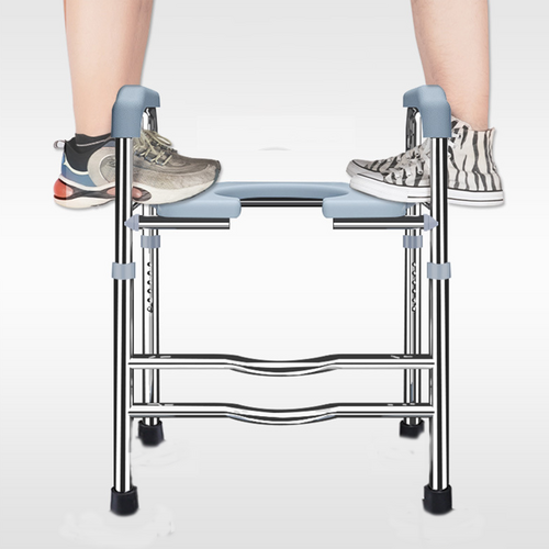 Upgrade 64-74cm Raised Toilet Seat Riser w/ Arms For Elderly Handicap Bathroom V201-GBA6474SI8AU