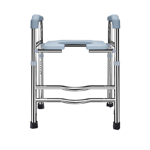 Upgrade 64-74cm Raised Toilet Seat Riser w/ Arms For Elderly Handicap Bathroom V201-GBA6474SI8AU