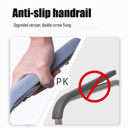 Upgrade 64-74cm Raised Toilet Seat Riser w/ Arms For Elderly Handicap Bathroom V201-GBA6474SI8AU