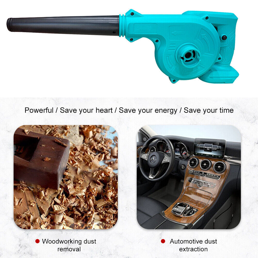 Cordless Electric Leaf Blower Home Car Dust Remove For 18V Makita Battery NEW AU V201-GFJ0000GR8AU