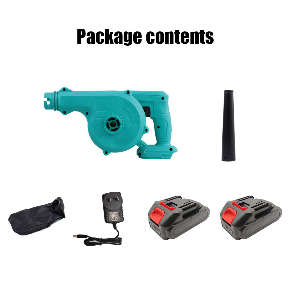 2-in-1 Cordless Electric Leaf Blower Dust Suction Vacuum Cleaner With 2 Battery V201-GFJ0002GR8AU