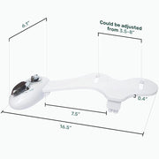 Toilet Bidet Seat Spray Hygiene Water Wash Clean Sanitation Bathroom Attachment V201-HB01WH-AU