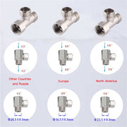 Toilet Bidet Seat Dual Nozzles Bidet Non Electric Toilet Water Sprayer Bathroom V201-HB02BL-AU-2M