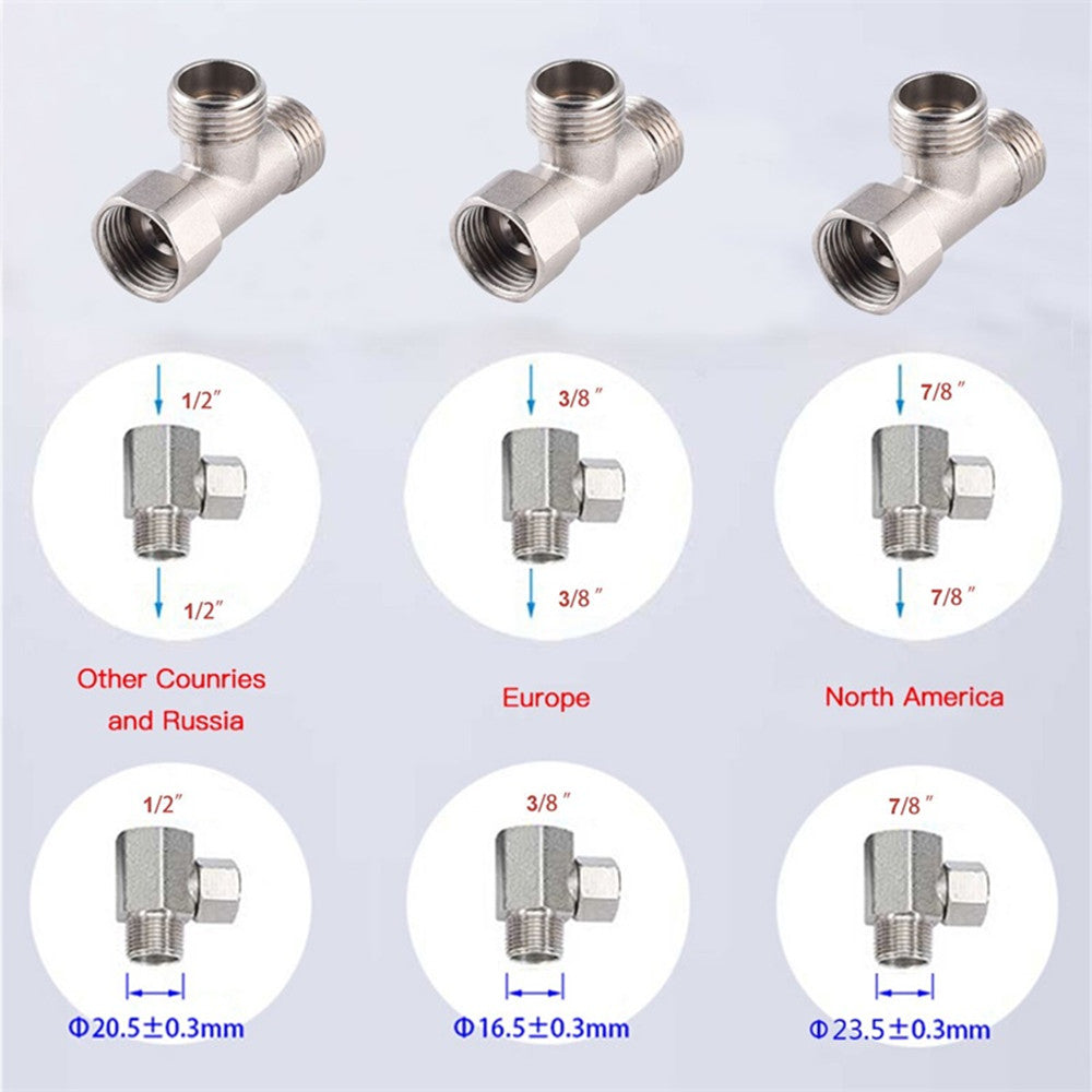 Toilet Bidet Seat Dual Nozzles Bidet Non Electric Toilet Water Sprayer Bathroom V201-HB02BL-AU-2M