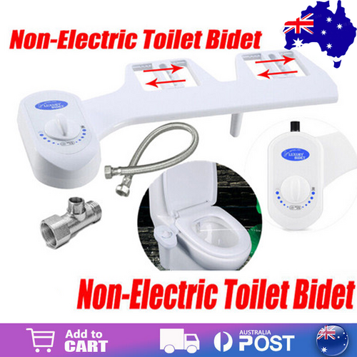 Hygiene Toilet Bidet Seat Bidet Sprayer Water Wash Clean Unisex Toilet Washer AU V201-HB04BL-AU