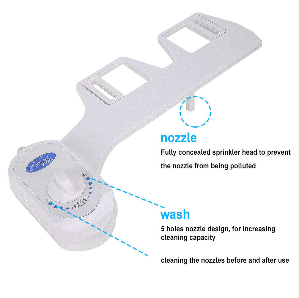 Hygiene Toilet Bidet Seat Bidet Sprayer Water Wash Clean Unisex Toilet Washer AU V201-HB04BL-AU