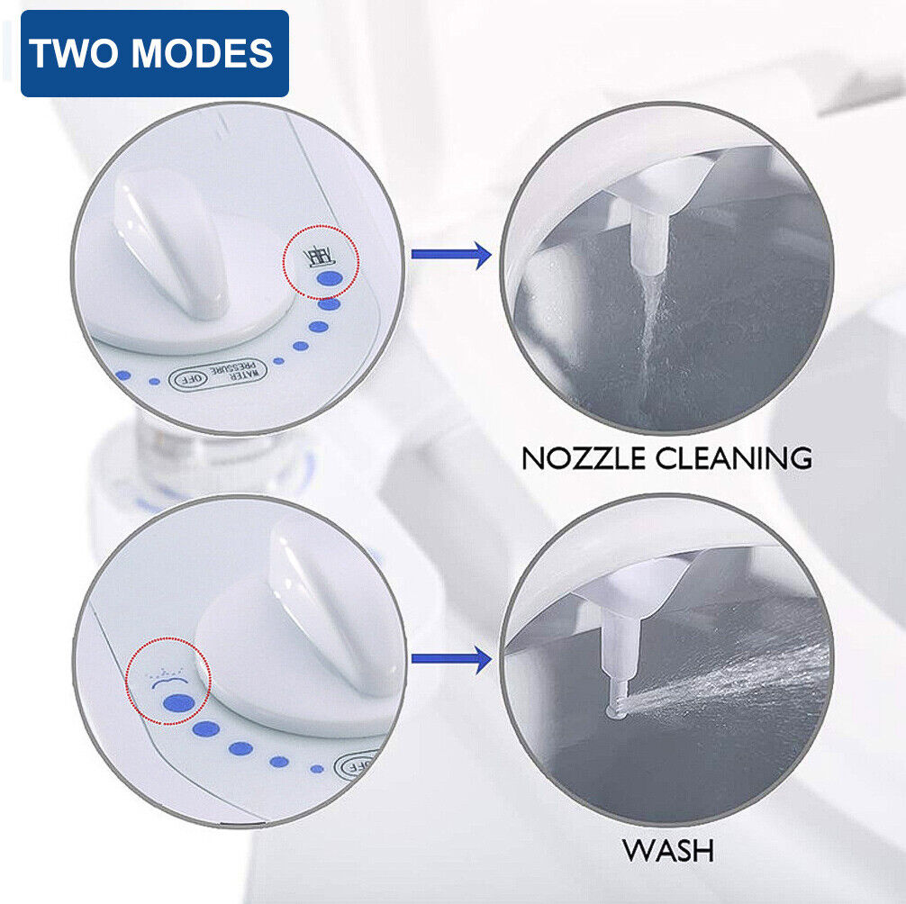 Hygiene Toilet Bidet Seat Bidet Sprayer Water Wash Clean Unisex Toilet Washer AU V201-HB04BL-AU
