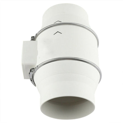 4'' Extractor Fan Duct Hydroponic Inline Exhaust Vent Industrial V201-HBZ0110WH8AU