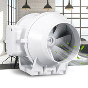 4'' Extractor Fan Duct Hydroponic Inline Exhaust Vent Industrial V201-HBZ0110WH8AU