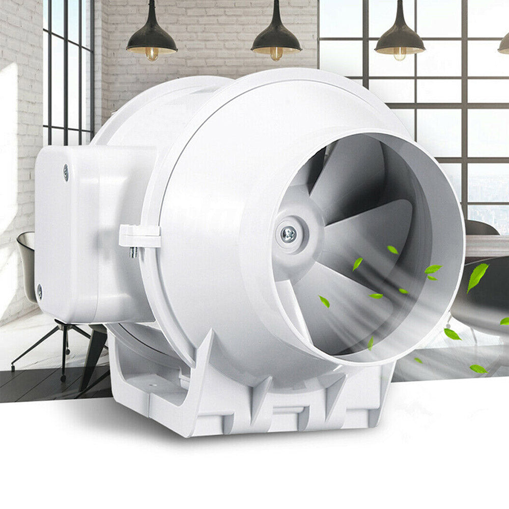 4'' Extractor Fan Duct Hydroponic Inline Exhaust Vent Industrial V201-HBZ0110WH8AU