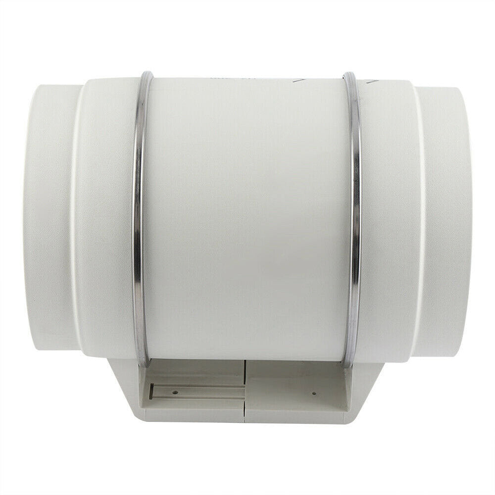 8" Inch Silent Extractor Fan Duct Hydroponic Inline Exhaust Vent Industrial V201-HBZ0112WH8AU